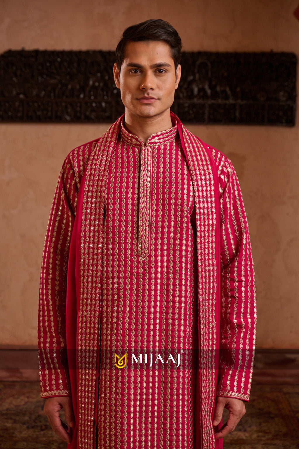 Pink Festive Kurta Set