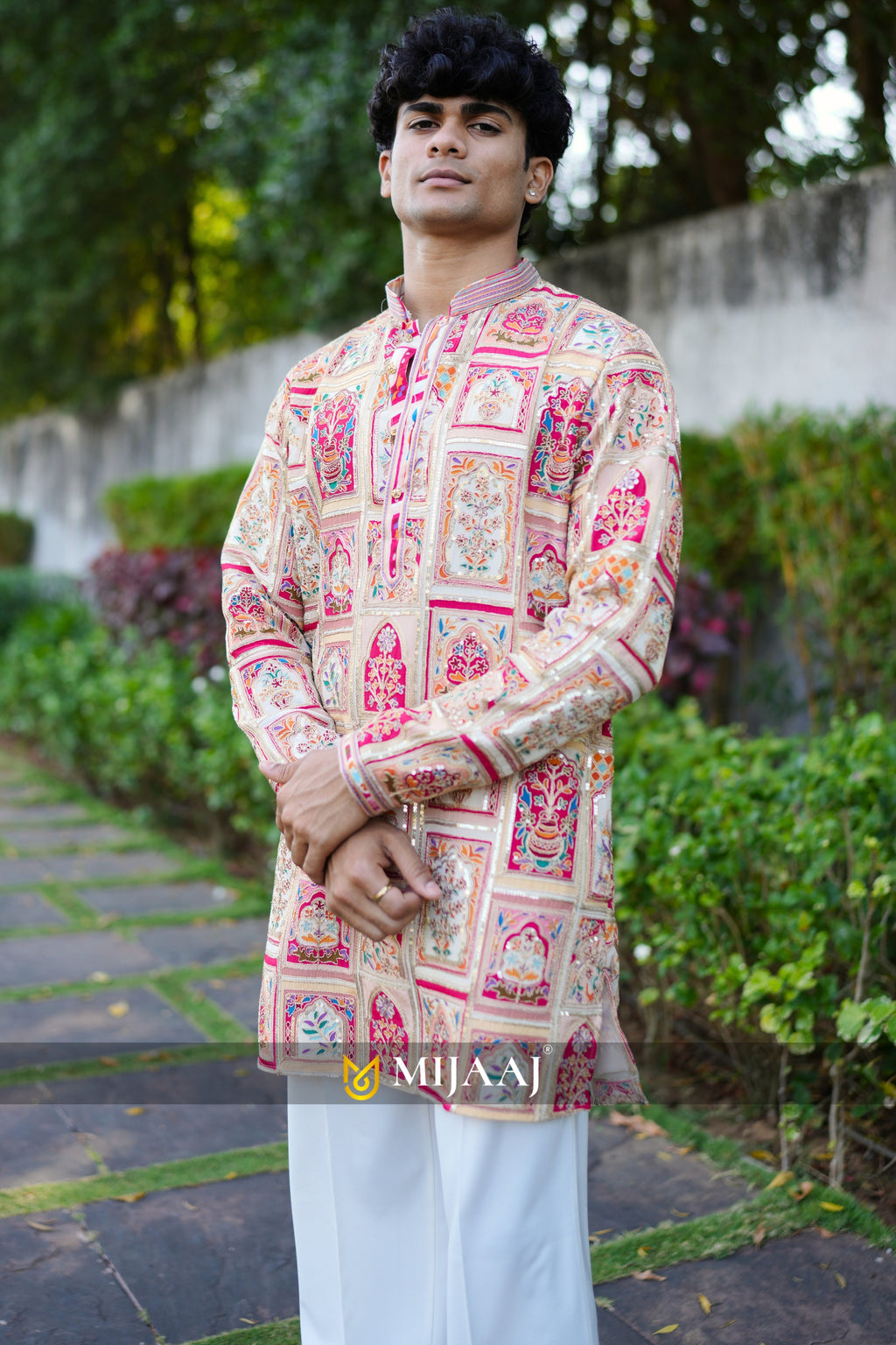 Multi color Short Kurta For Men with Premium Korean Pants