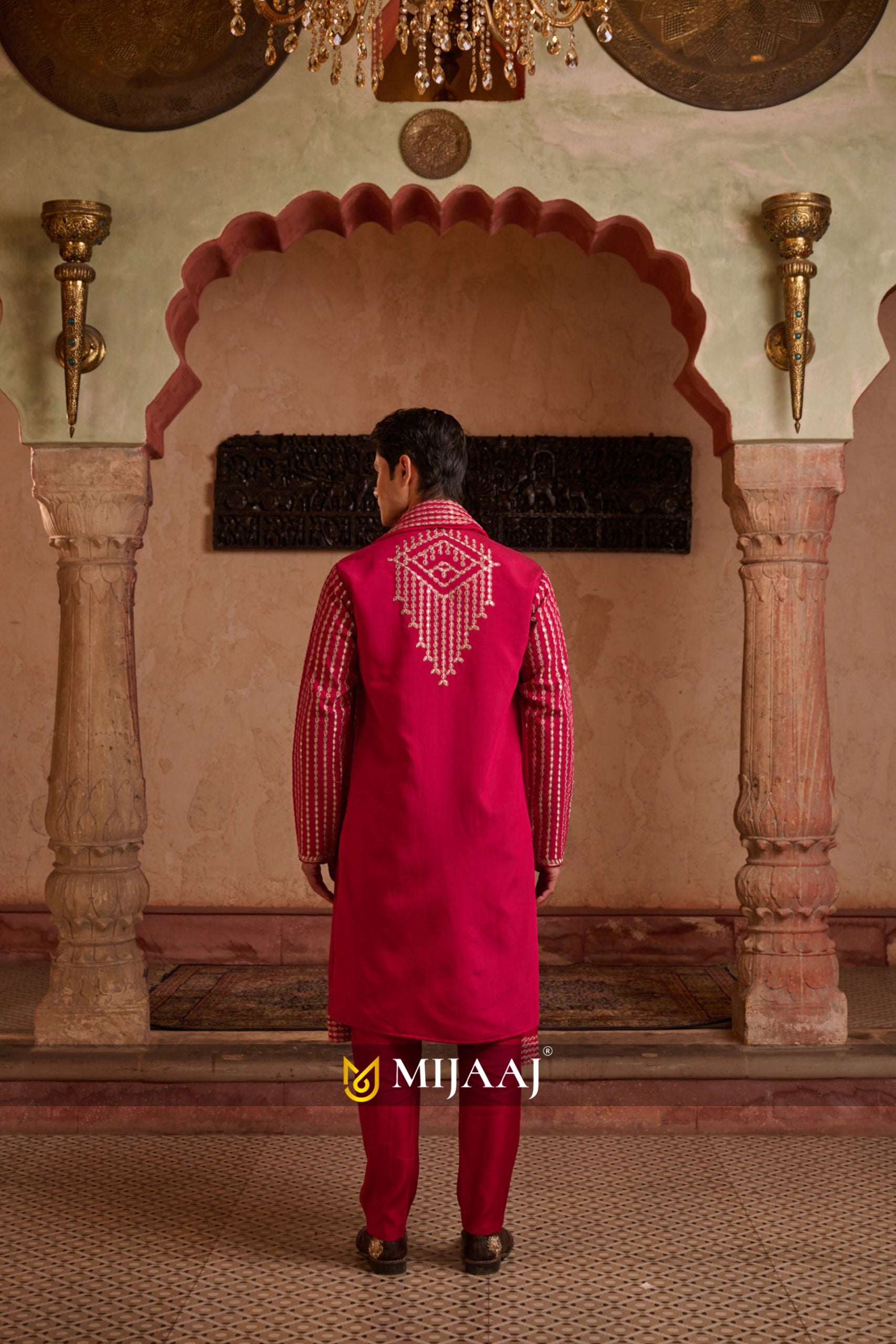 Pink Festive Kurta Set