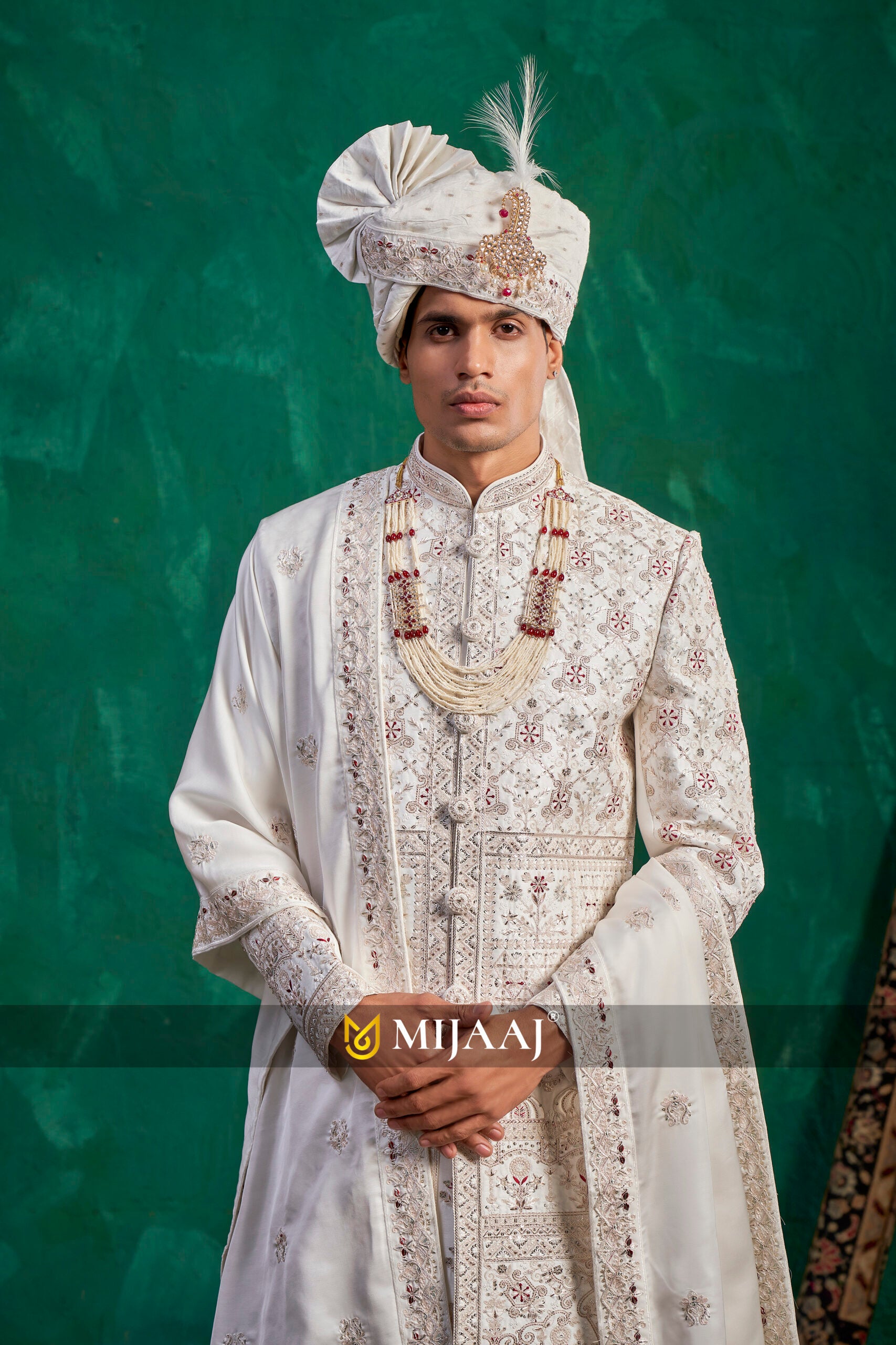 Latest 2026 Groom wedding Sherwani perfect match for Bride’s Maroon/Red/ Wine Color Lehenga