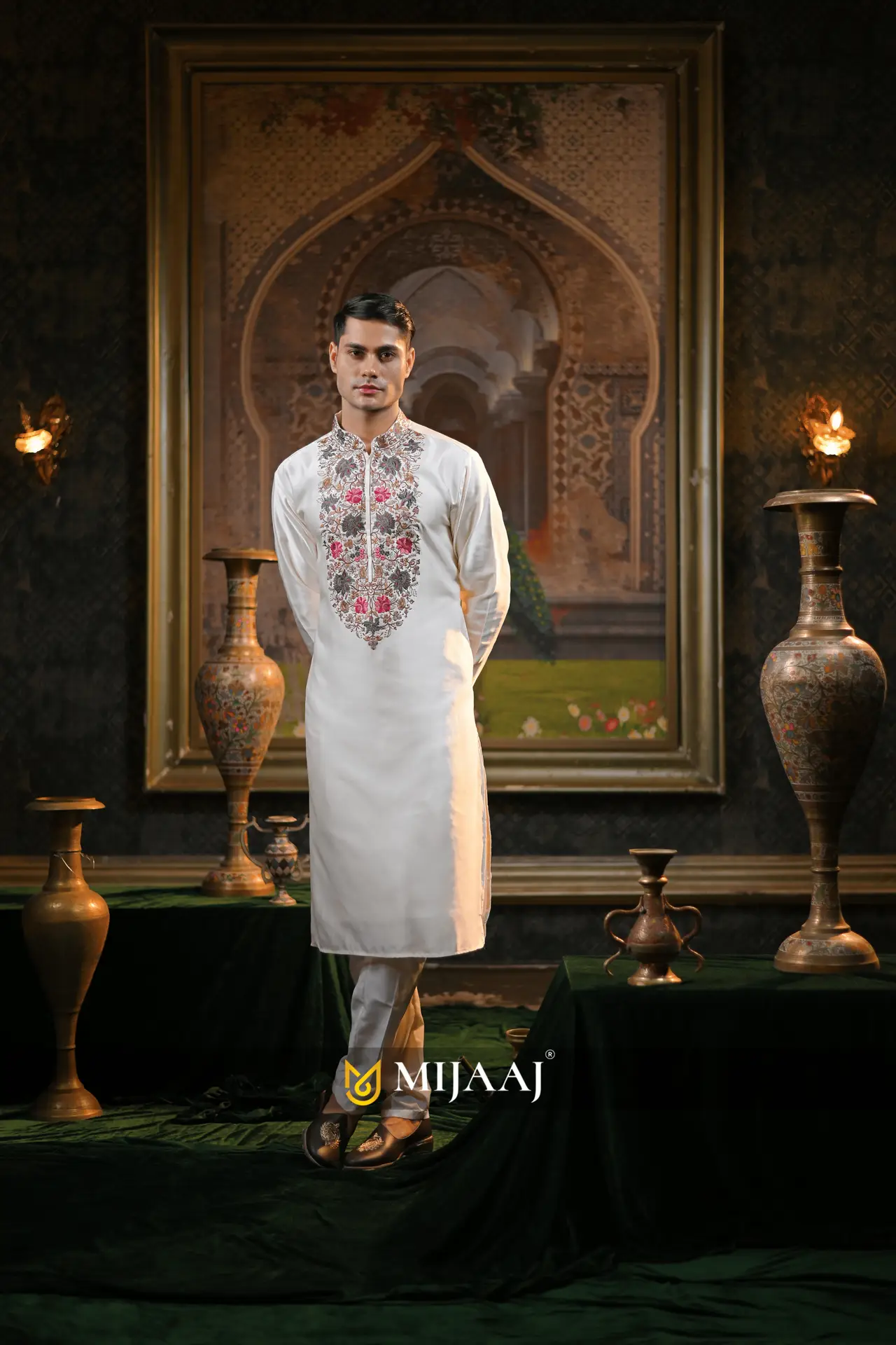 Cream Kurta