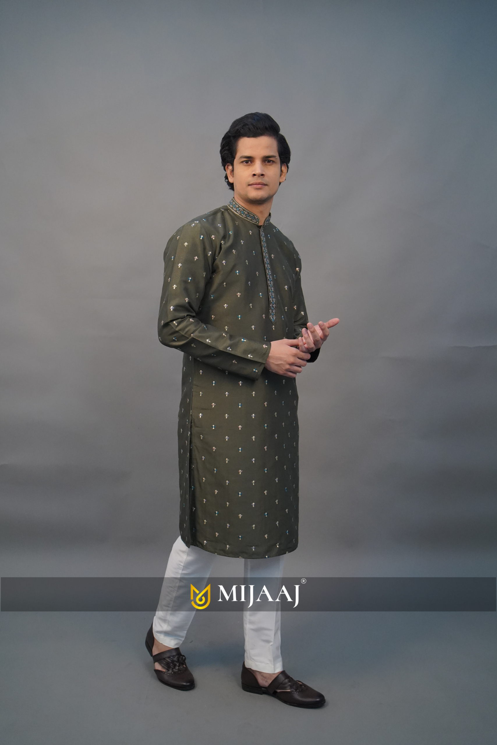 Dark Green Kurta