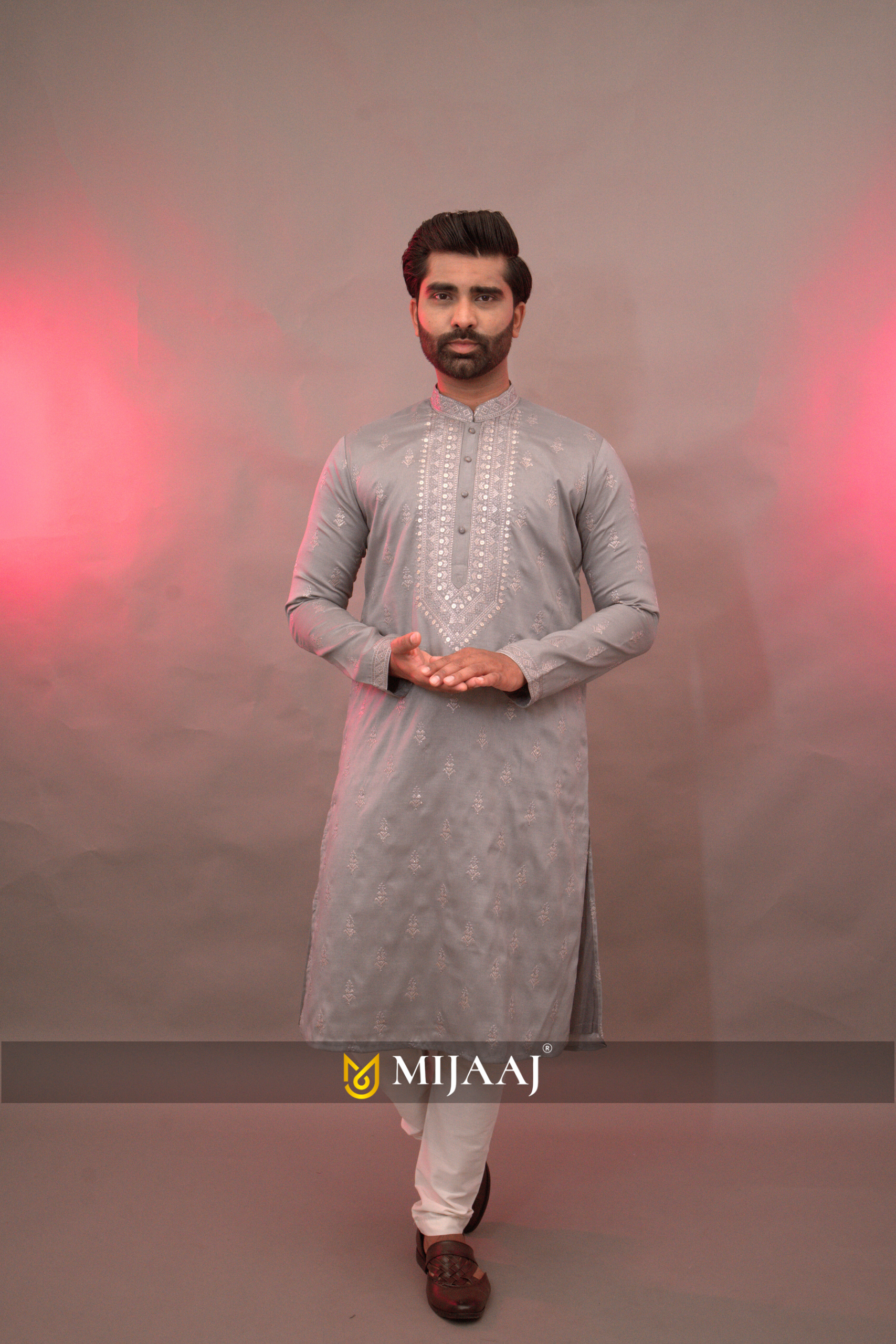 Grey Kurta