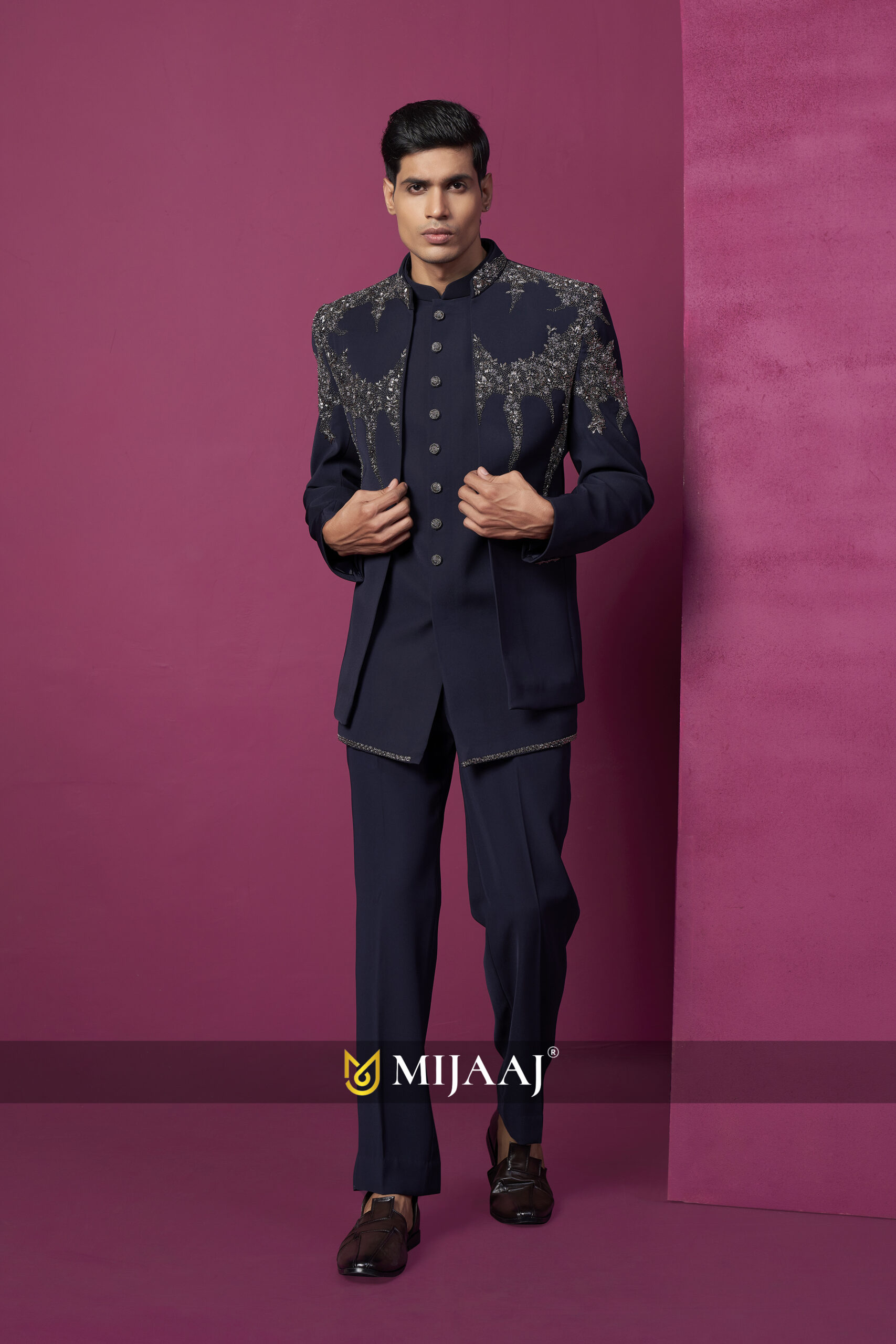 Designer Blue Jodhpuri