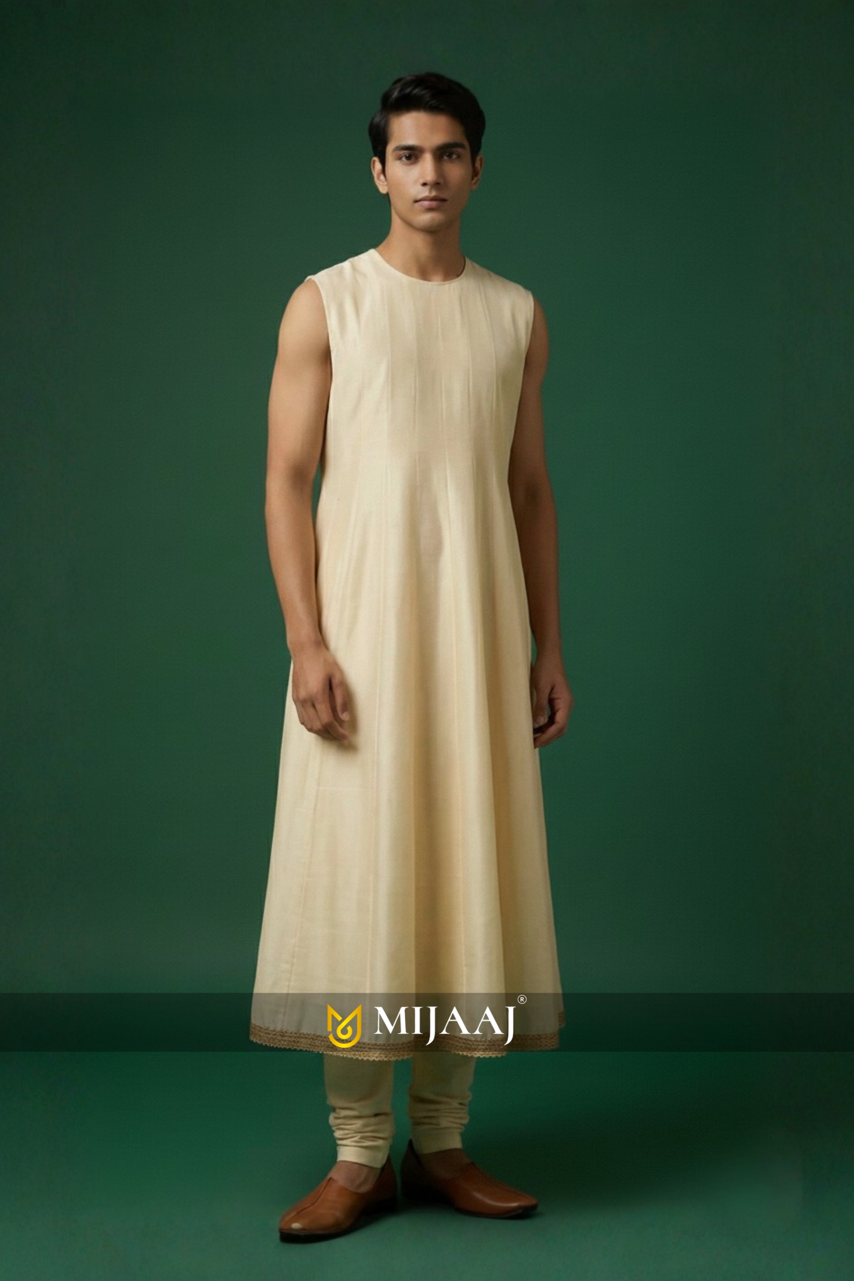 MATCHING ANARKALI KURTA AS PER YOUR SHERWANI SHADE